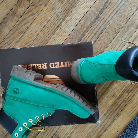 Timberland boots limited edition Celtic NBA - Picture 5 of 6